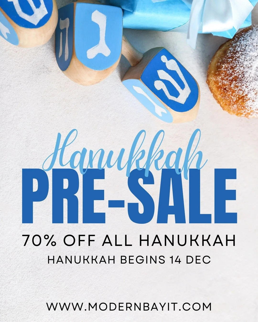 OUR HANUKKAH PRE-SALE IS LIVE! 🎁
Get a head start on your holiday prep &mdash; all Hanukkah gift wrap + matching gift tags are now part of our Hanukkah Presale! 

From cheerful dreidels to modern, clean designs, our wraps and tags make every present