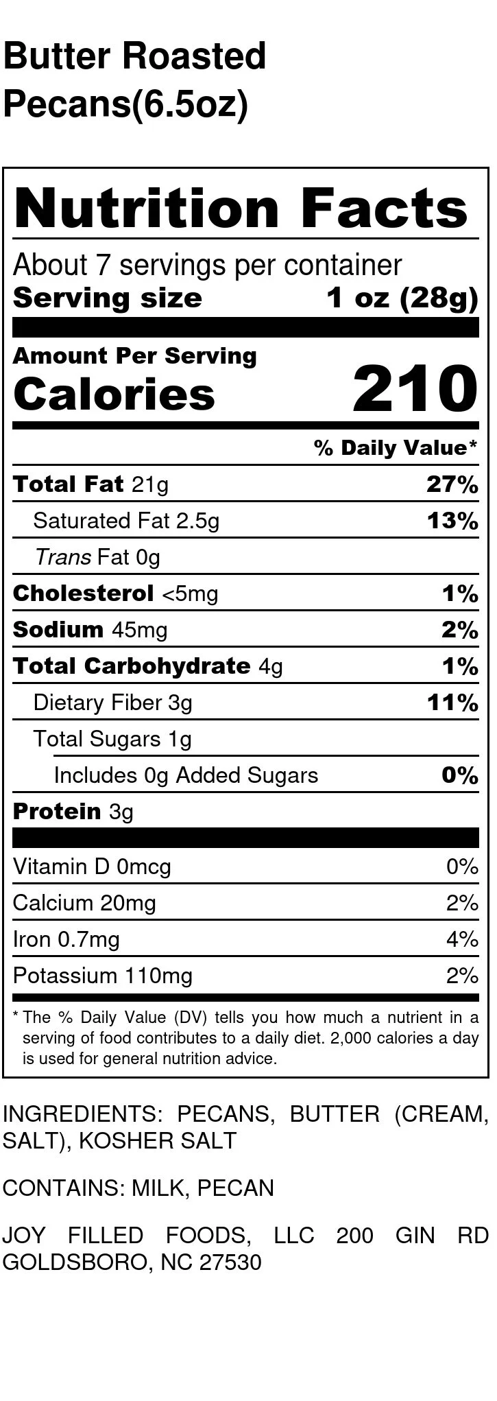 Butter Roasted Pecans