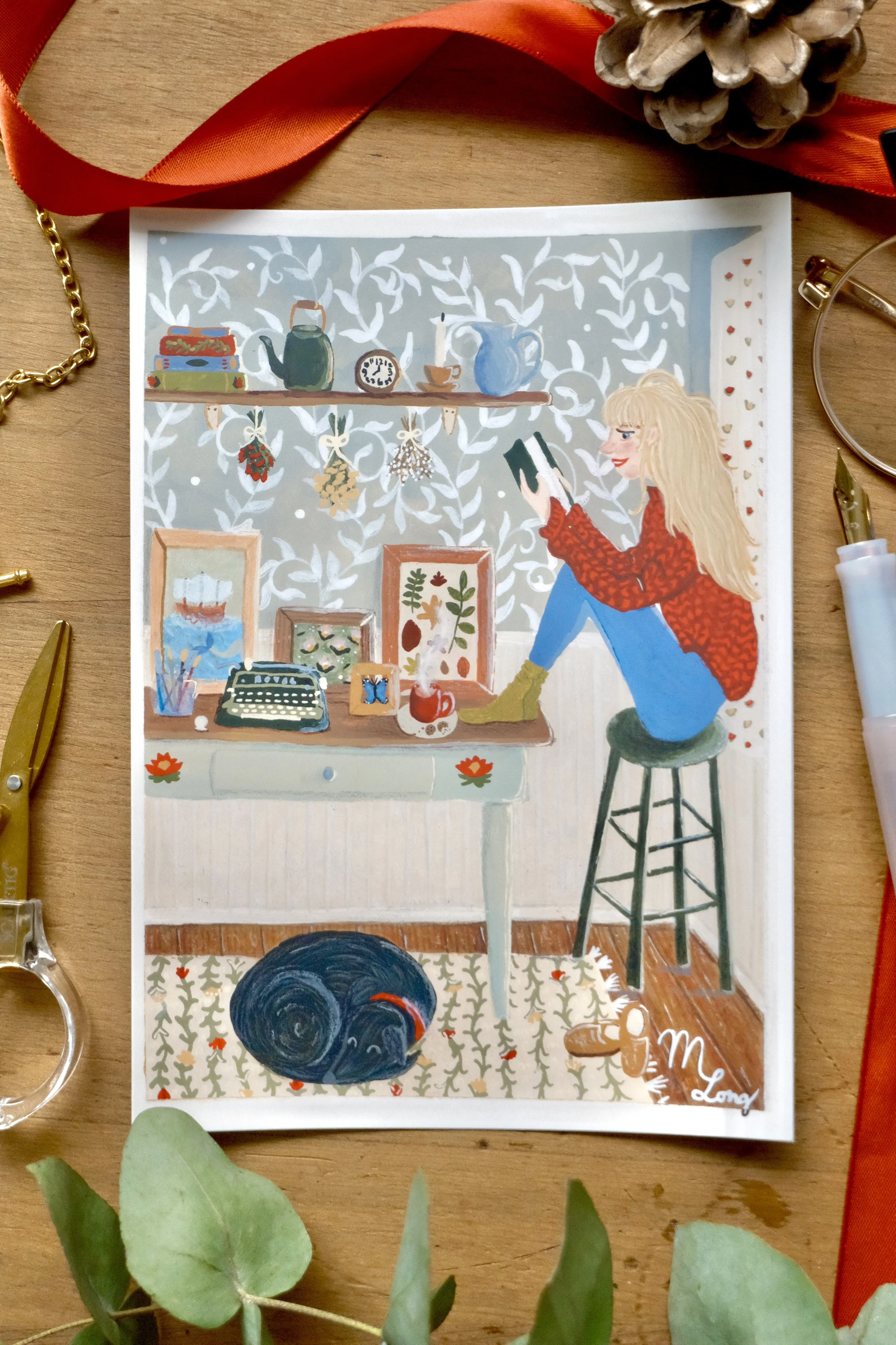 Books & Breakfast, Postcard.jpg