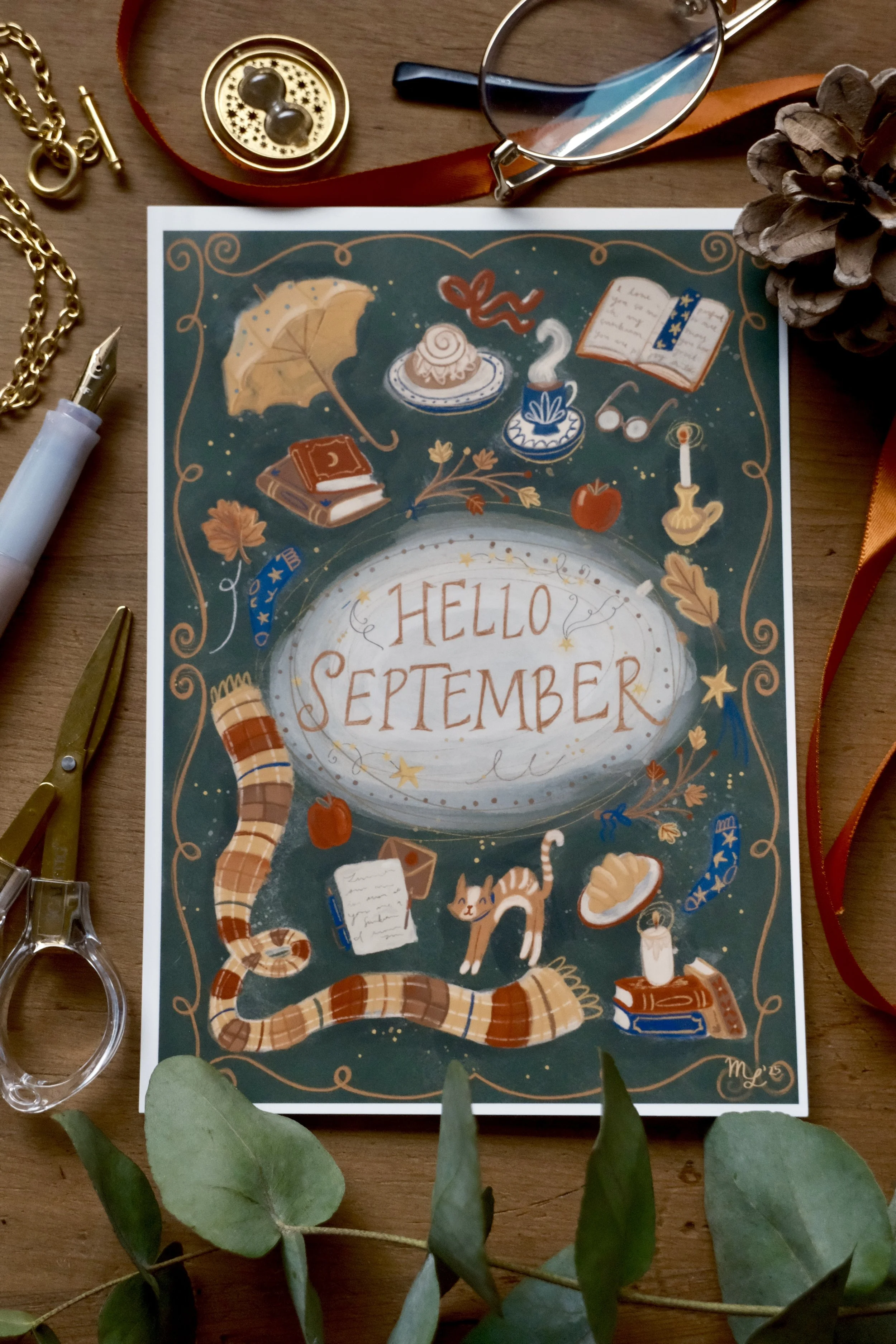 Hello September, Postcard.jpg