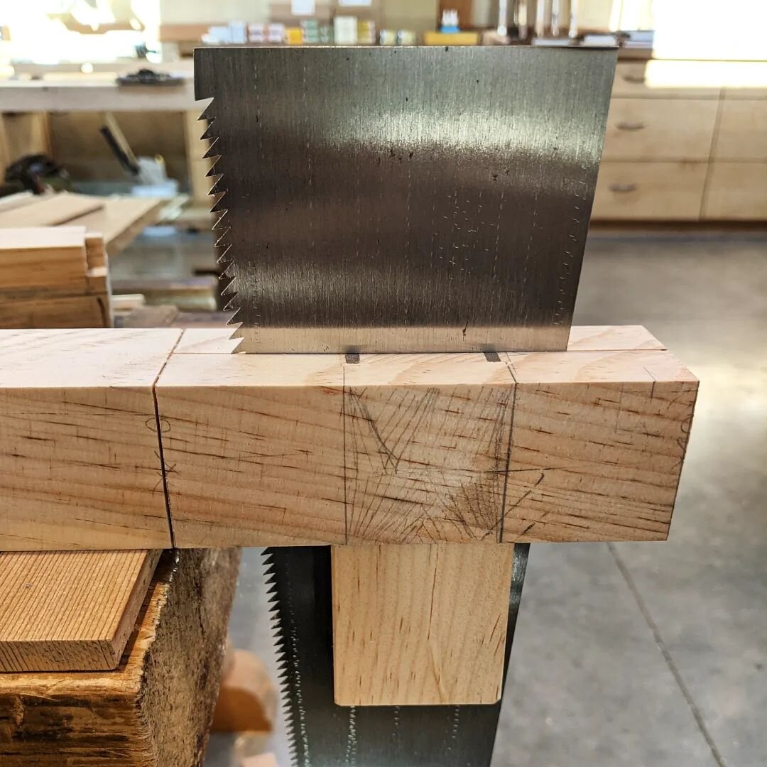 During the Joinery Intensive one of the joints covered is the often misunderstood wedged mortice and tenon. To give a full understanding, I routinely open up the joint after demo so you don't have to take my word for it. 

The March intensive is now 