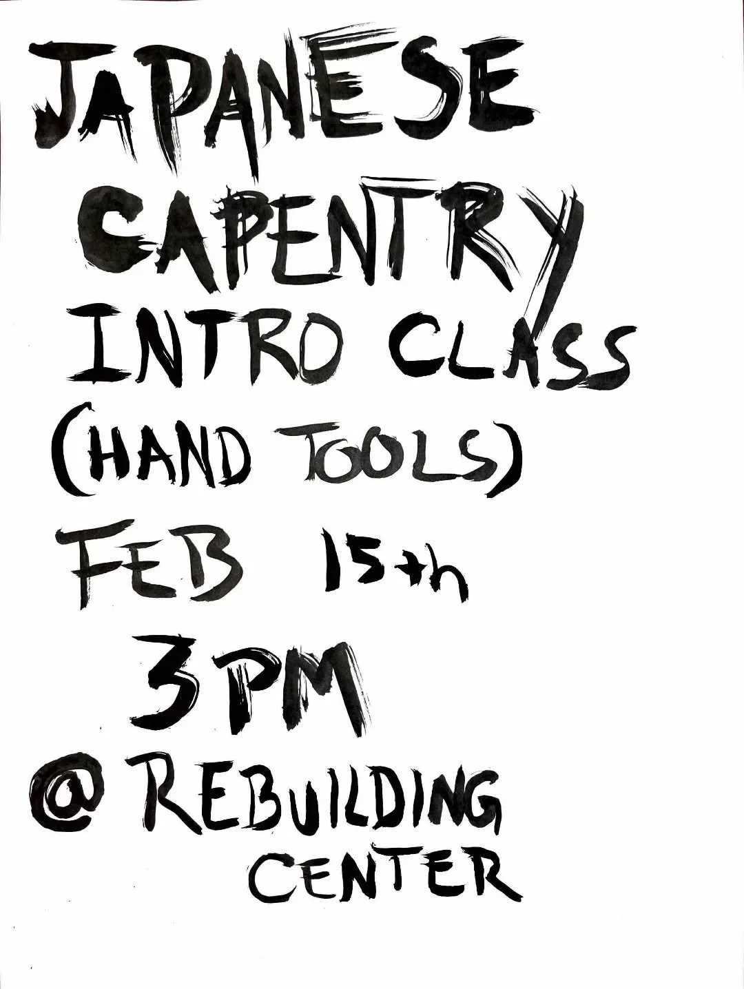 This weekend at the Rebuilding Center in Portland Oregon..

Hosted by @buildertoheal , @gaijin_kajiya  and @kezuroukai_pdx 

Taught by @gaijin_kajiya 
Assisted by @buildertoheal 

Bound to be an awareness expanding time!!