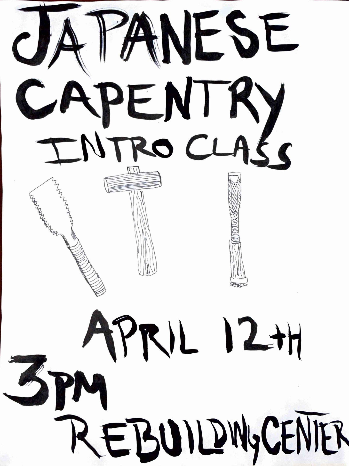 If in or around Portland OR this weekend and wanting to get familiar with Japanese carpentry!

Lead by:
Dave Burnard @gaijin_kajiya 
and 
Manny Roman @buildertoheal 

#Japanesecarpentry

#Kezuroukaipdx

#introclass

#japanesewoodworking

#portlandore