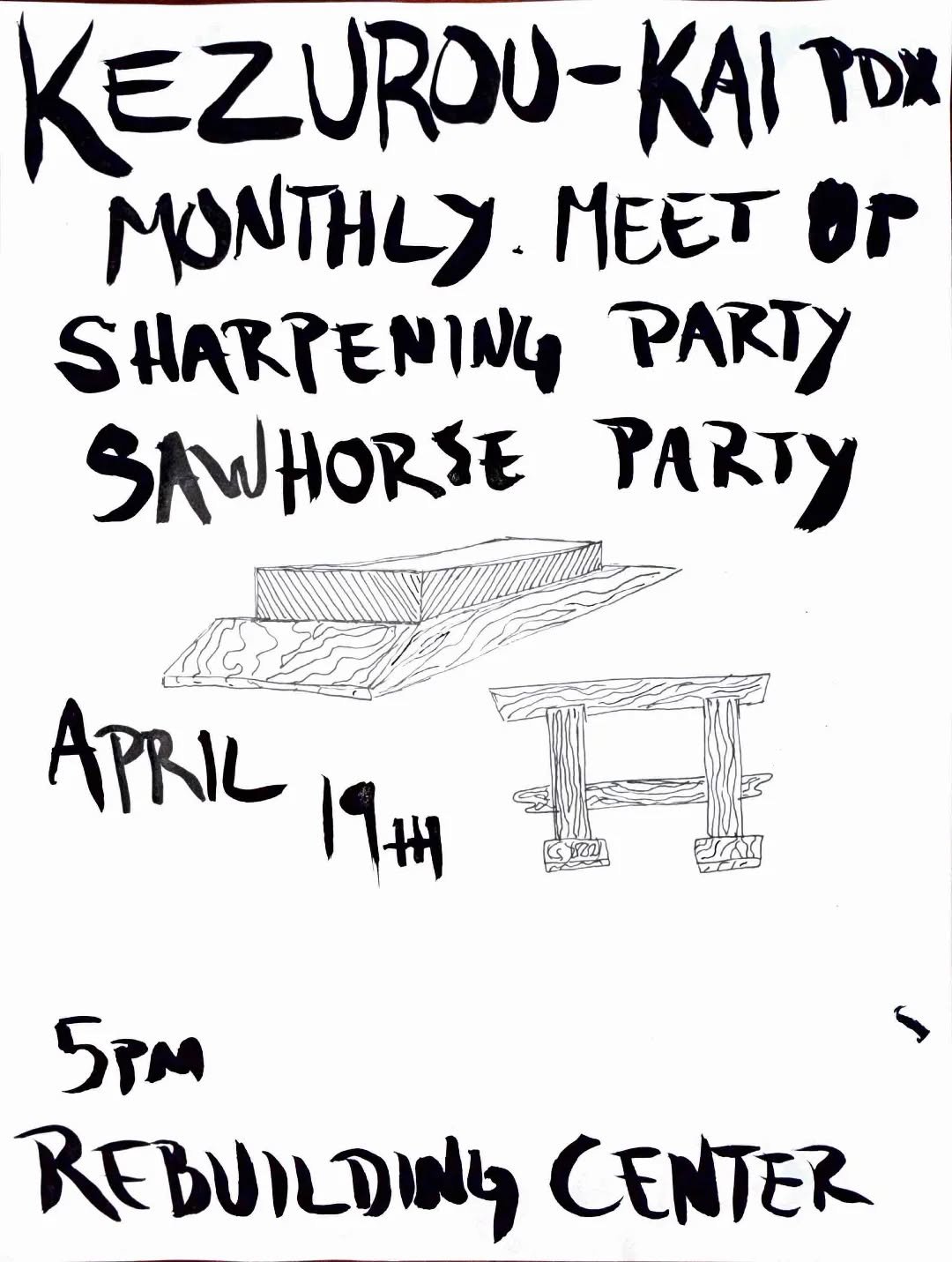 This Sunday in Portland Oregon!

Hosted by Dave Burnard @gaijin_kajiya and Manny Roman @buildertoheal 

#kezuroukaipdx 

#japanesewoodworkingmeetup

#portlandoregon