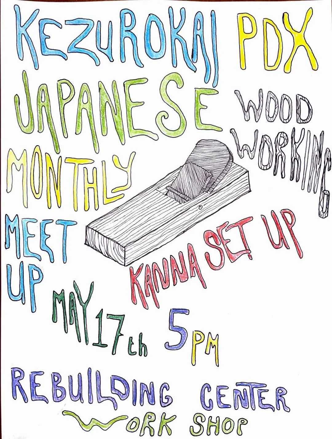 In Portland Oregon this Sunday!!

Hosted by Dave Burnard @gaijin_kajiya and Manny Roman @buildertoheal 

#kezuroukaipdx 

#japanesewoodworlingmeetup

#portlandoregon
