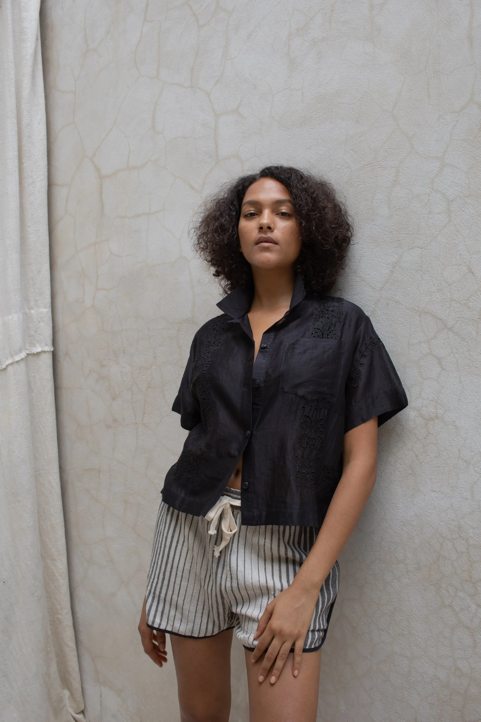 RIVER CAMP SHIRT  with embroidery