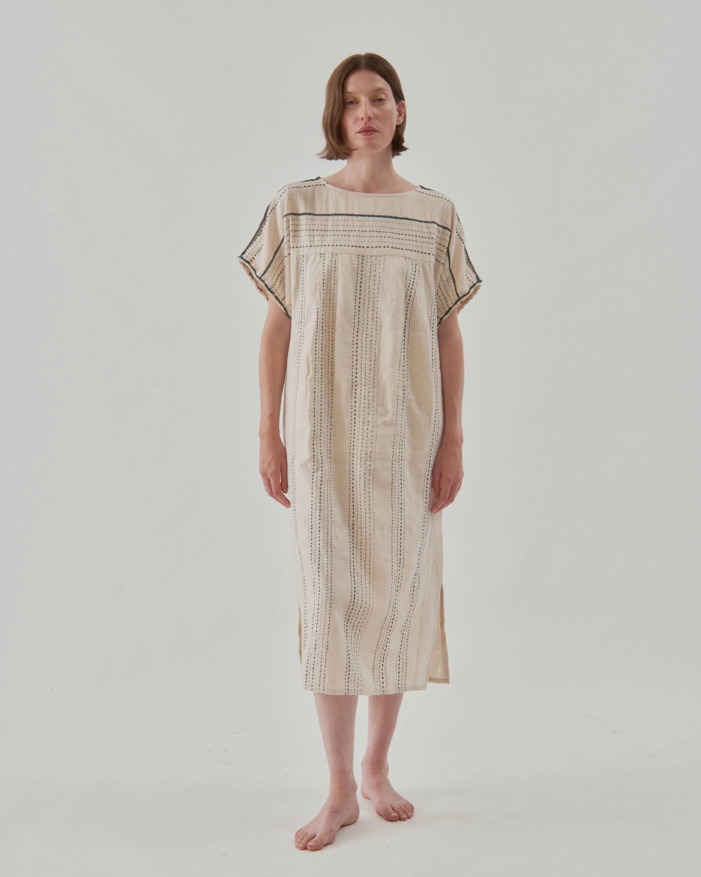 EDEN DRESS in Natural kala