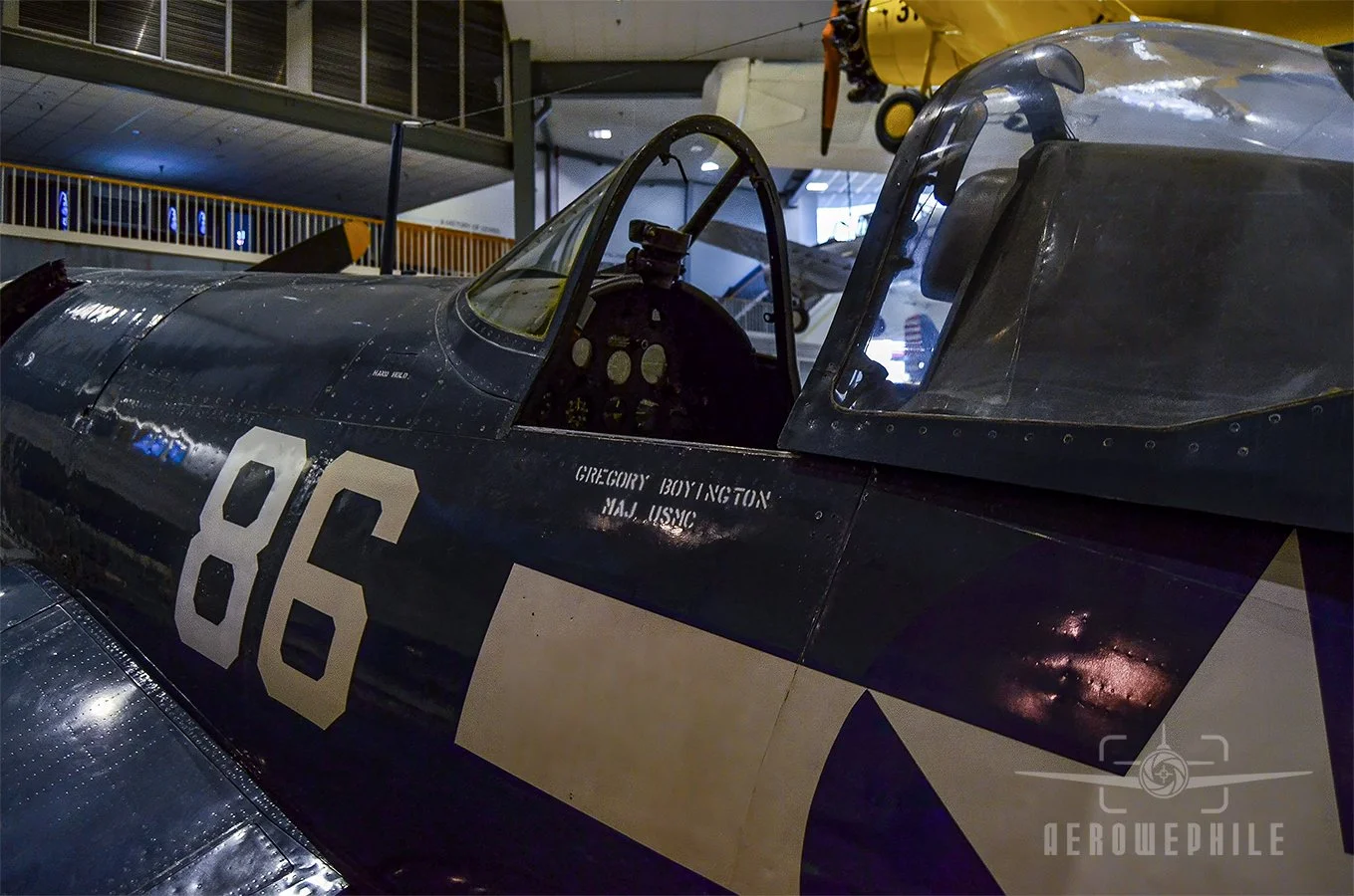 Gregory "Pappy" Boyington was an American combat pilot who was a United States Marine Corps fighter ace during World War II. He received the Medal of Honor and the Navy Cross. He flew Corsairs while leading the infamous VMF-214 "Black Sheep" squadron