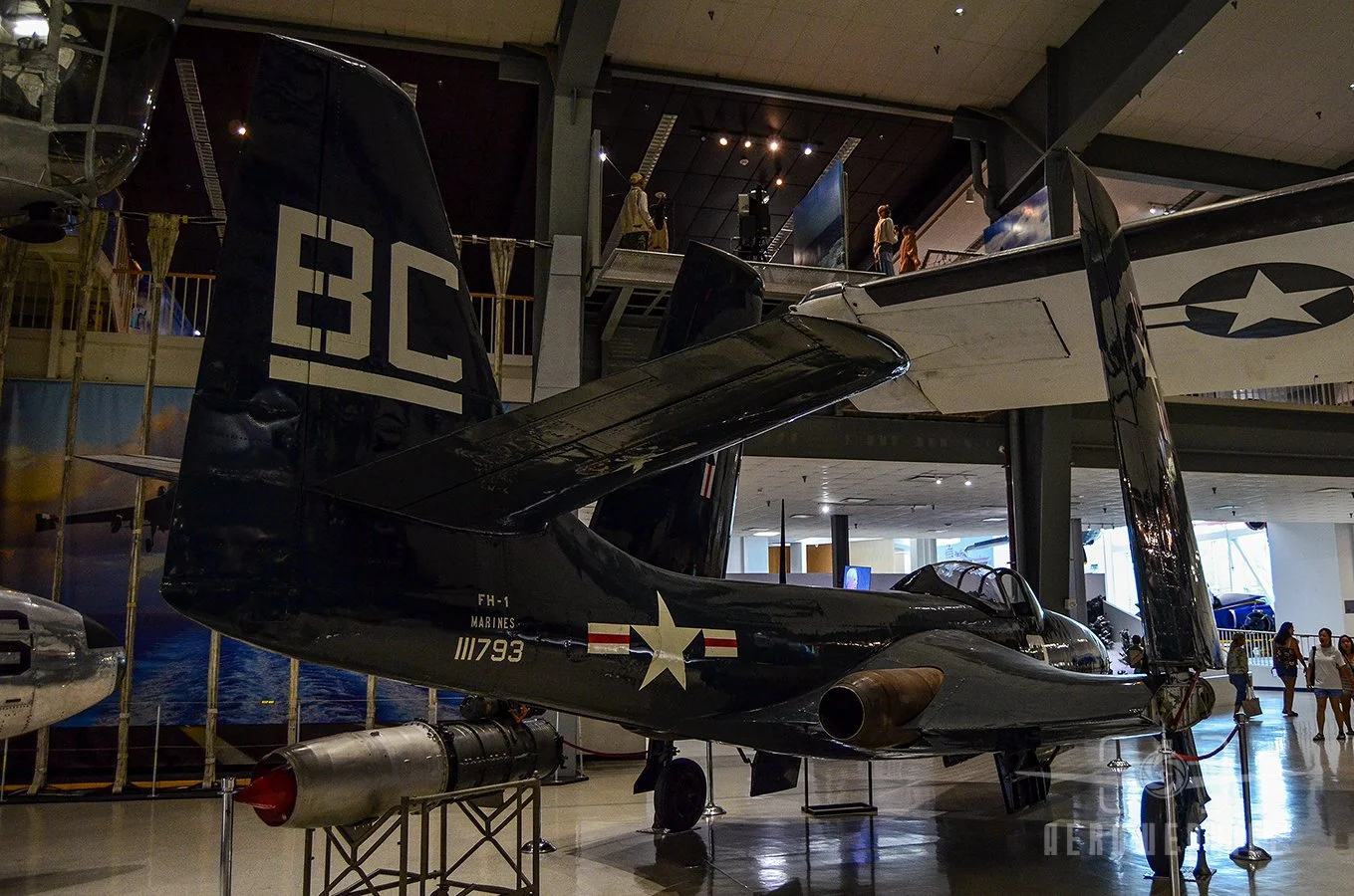 Initially designated the XFD-1, the prototype of the FH-1 was delivered for evaluation in 1946, thus becoming the Navy's first jet fighter. On 21 July 1946, the XFD-1 completed the first carrier qualification of a pure jet in U.S. Naval Aviation hist