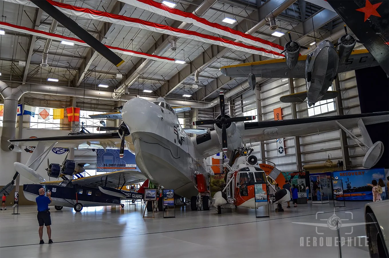 The enormous Martin SP-5B Marlin seaplane.