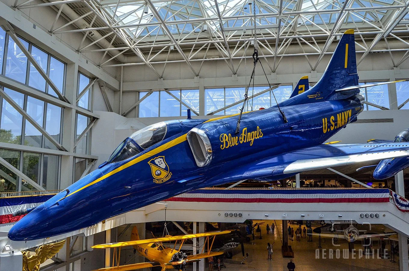 Blue Angel A-4 Skyhawk Diamond Lead #1.
