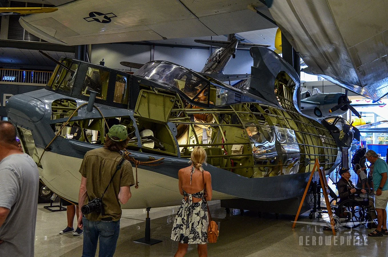Consolidated PBY-5 Catalina, Number FP-216, cutaway.