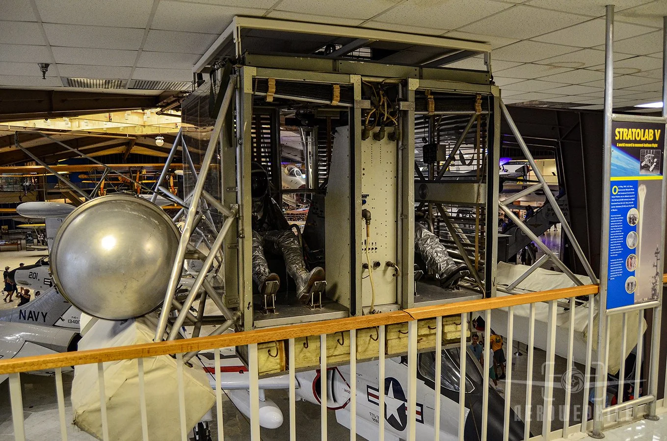 Stratolab - Commander Malcolm Ross and Lieutenant Commander Victor Prather reached their maximum altitude two hours and 36 minutes after takeoff. Tragedy marred their achievement, however, when Prather fell from the sling of the recovery helicopter a