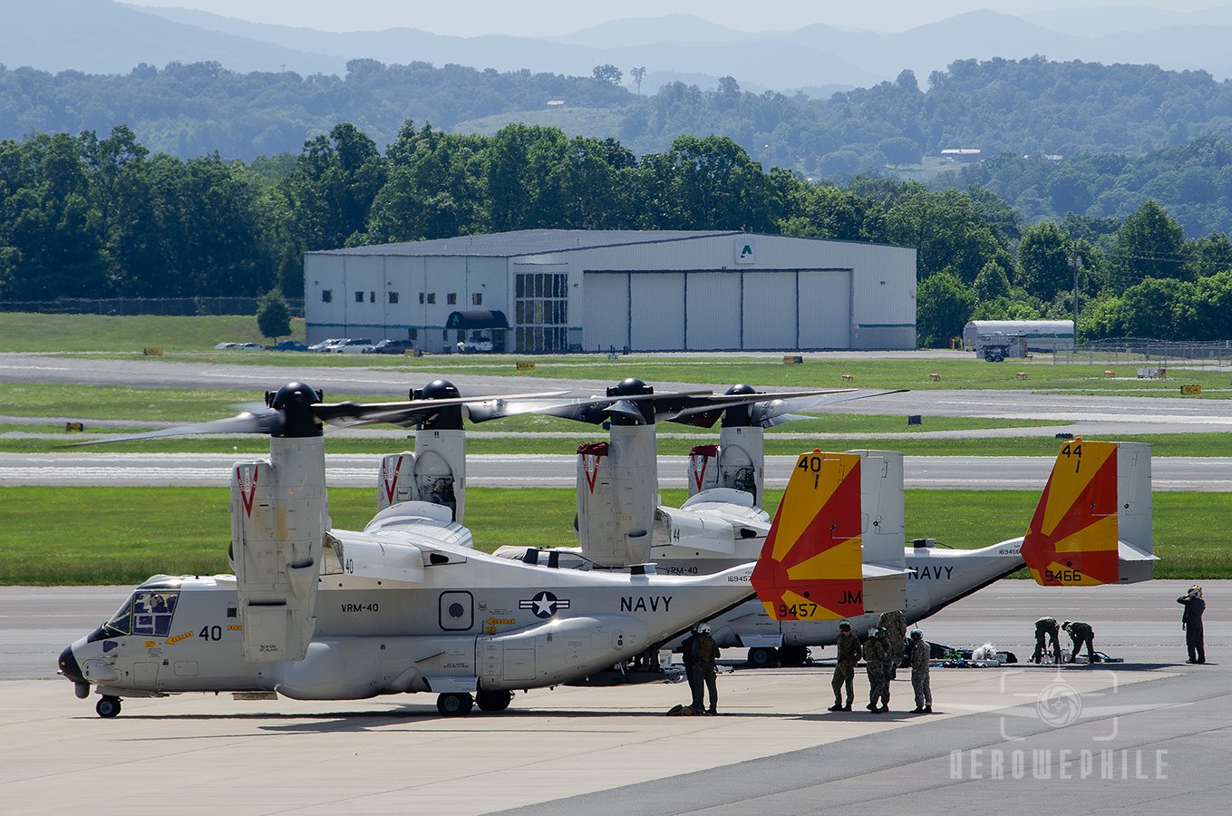 The crews come out and begin unloading the supplies needed for the repair work. And as they did the day before, the rescue Osprey does not shut down. It continues to run in idle for its entire time it is on the ground.
29May26