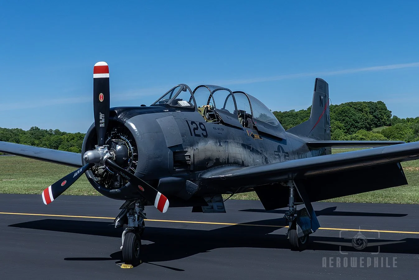 North American T-28B Trojan. Wings & Wheels - Greeneville Municipal Airport (GCY) 
02May26