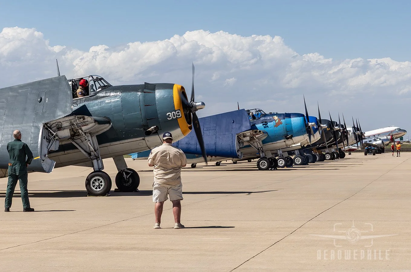 Startup of the Avengers for a ground run.