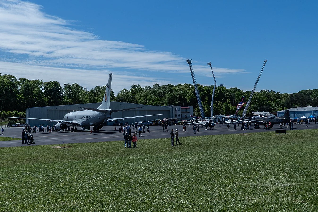 Looking back at the ramp at the Wings & Wheels event at Greeneville Municipal Airport (GCY)
02May26