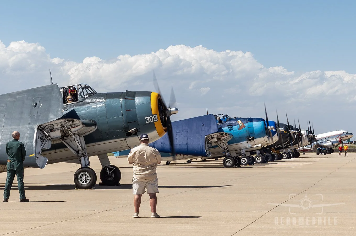 Engines running on all the attending Avengers.