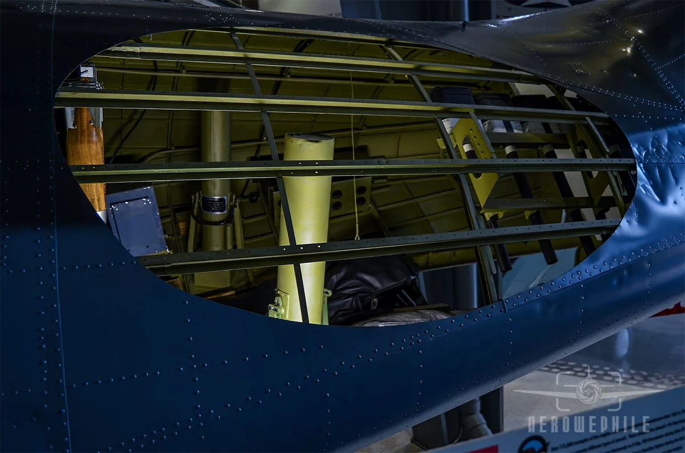Consolidated PBY-5 Catalina, Number FP-216, interior cutaway.