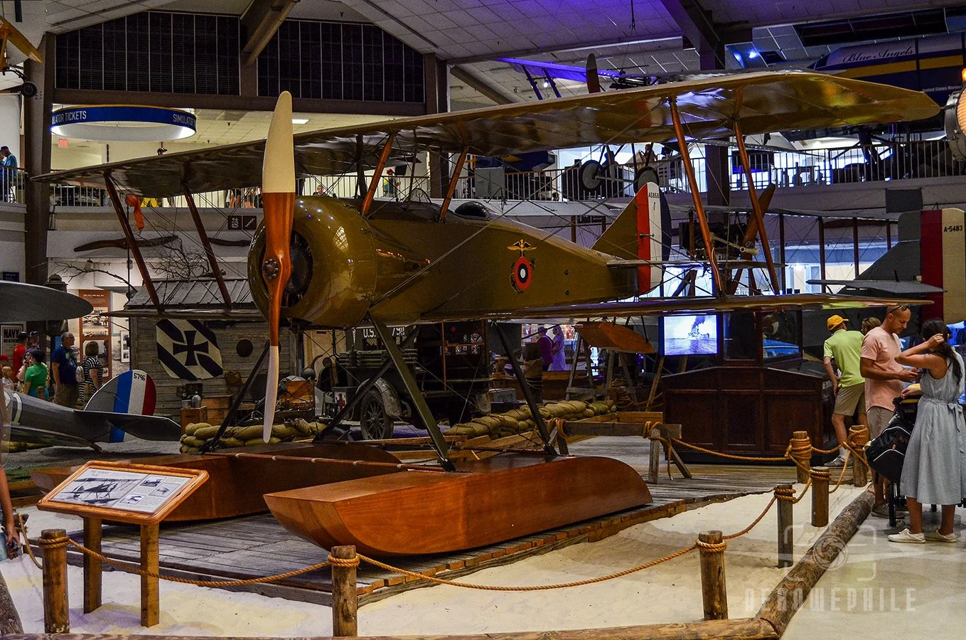 Used as a primary trainer during World War I, the Thomas-Morse S-4B/C Scout was the aircraft in which David Ingalls received training at Naval Air Station (NAS) Dunkirk before joining a Royal Air Force squadron, where he became the Navy's only ace in