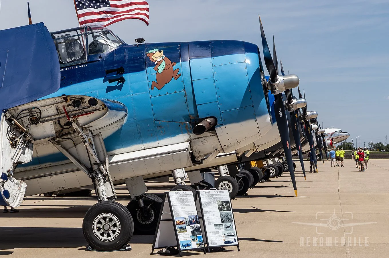 TBM Avenger line-up.
