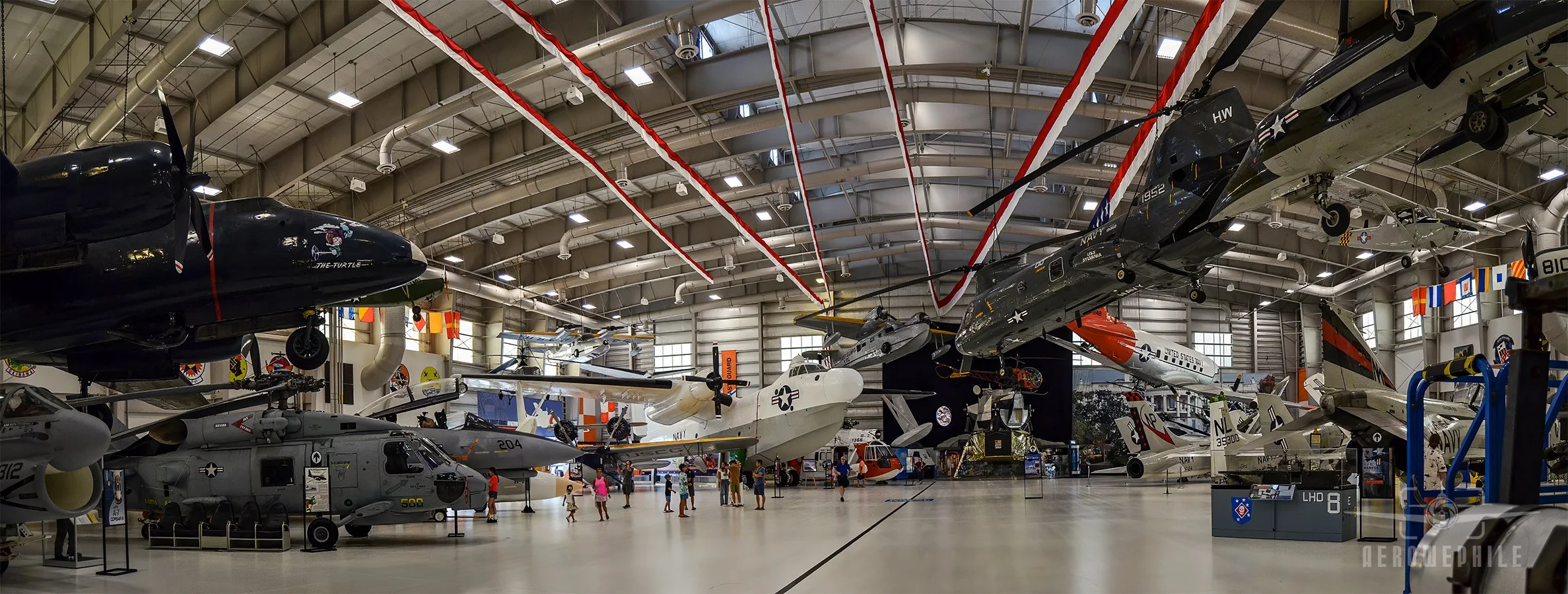 Interior shot of Hanger Bay One.