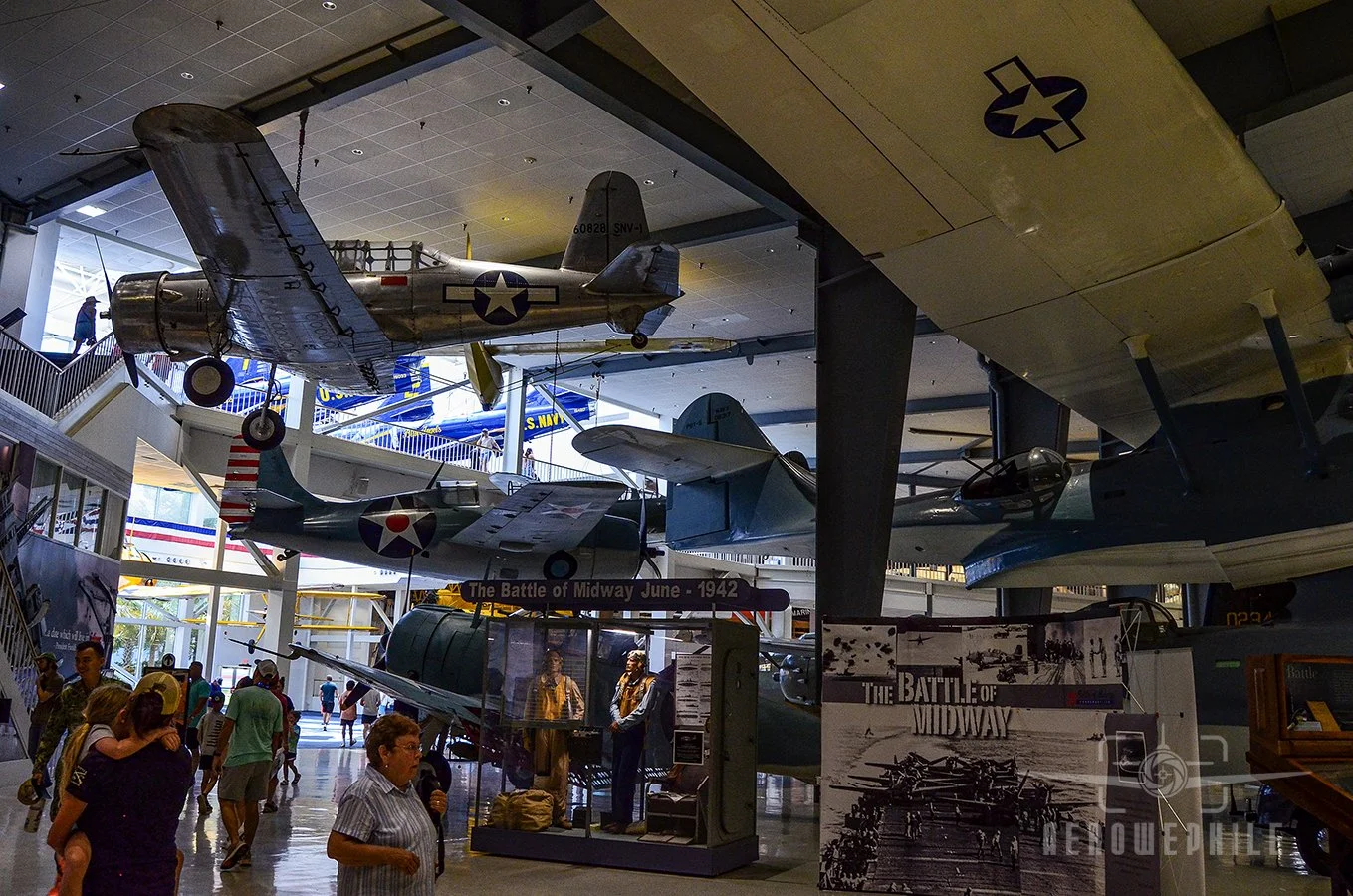 West Wing looking back at the Blue Angel Atrium.