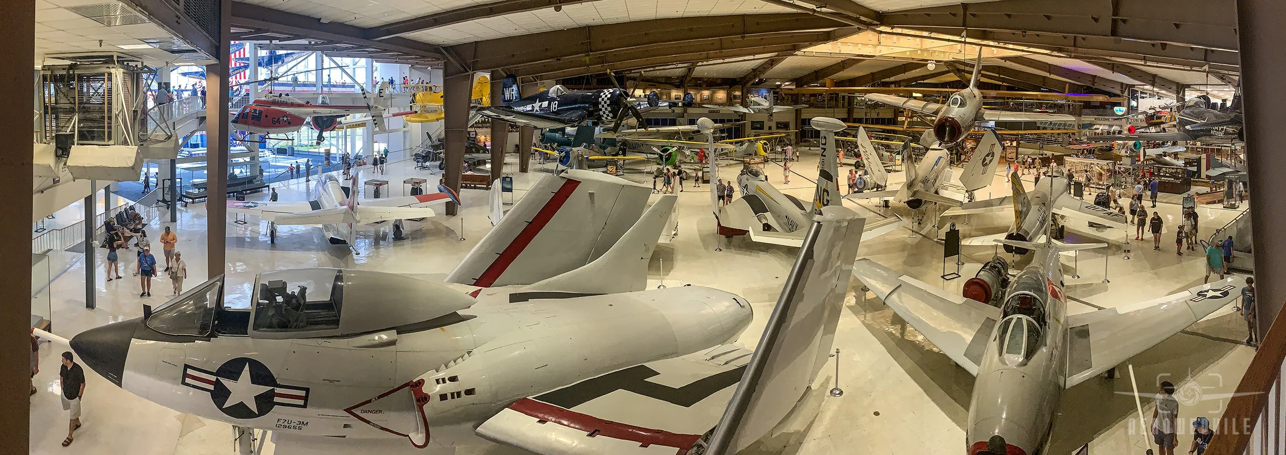 Second floor view of the South Wing,
