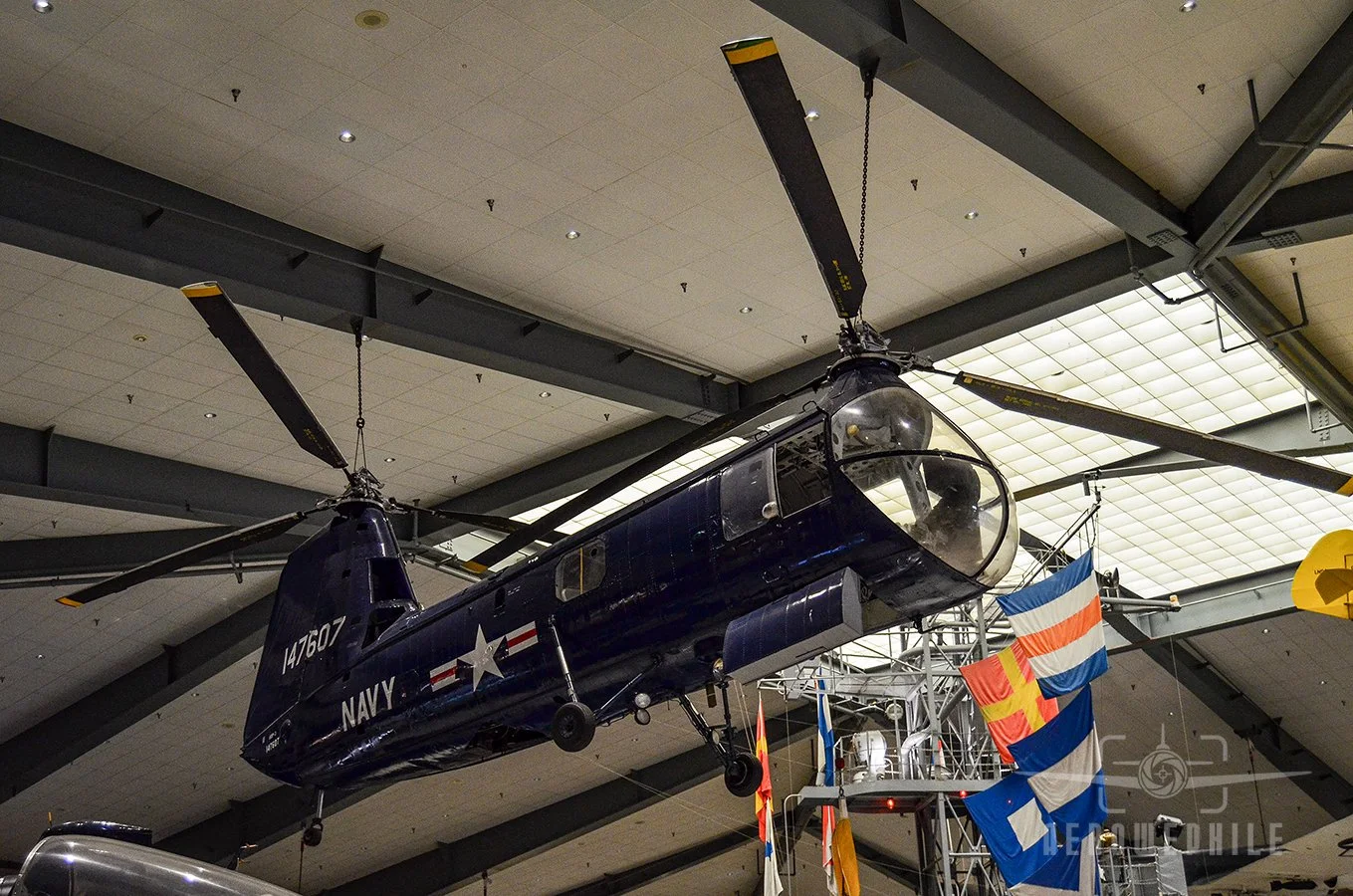 Accepted by the Navy in April 1958 after having been operated by the U.S. Army, the Museum's HUP-3/UH-25C served in Helicopter Utility Squadron (HU) 2 at Naval Air Station (NAS) Lakehurst, New Jersey, operating in squadron detachments on board the ca