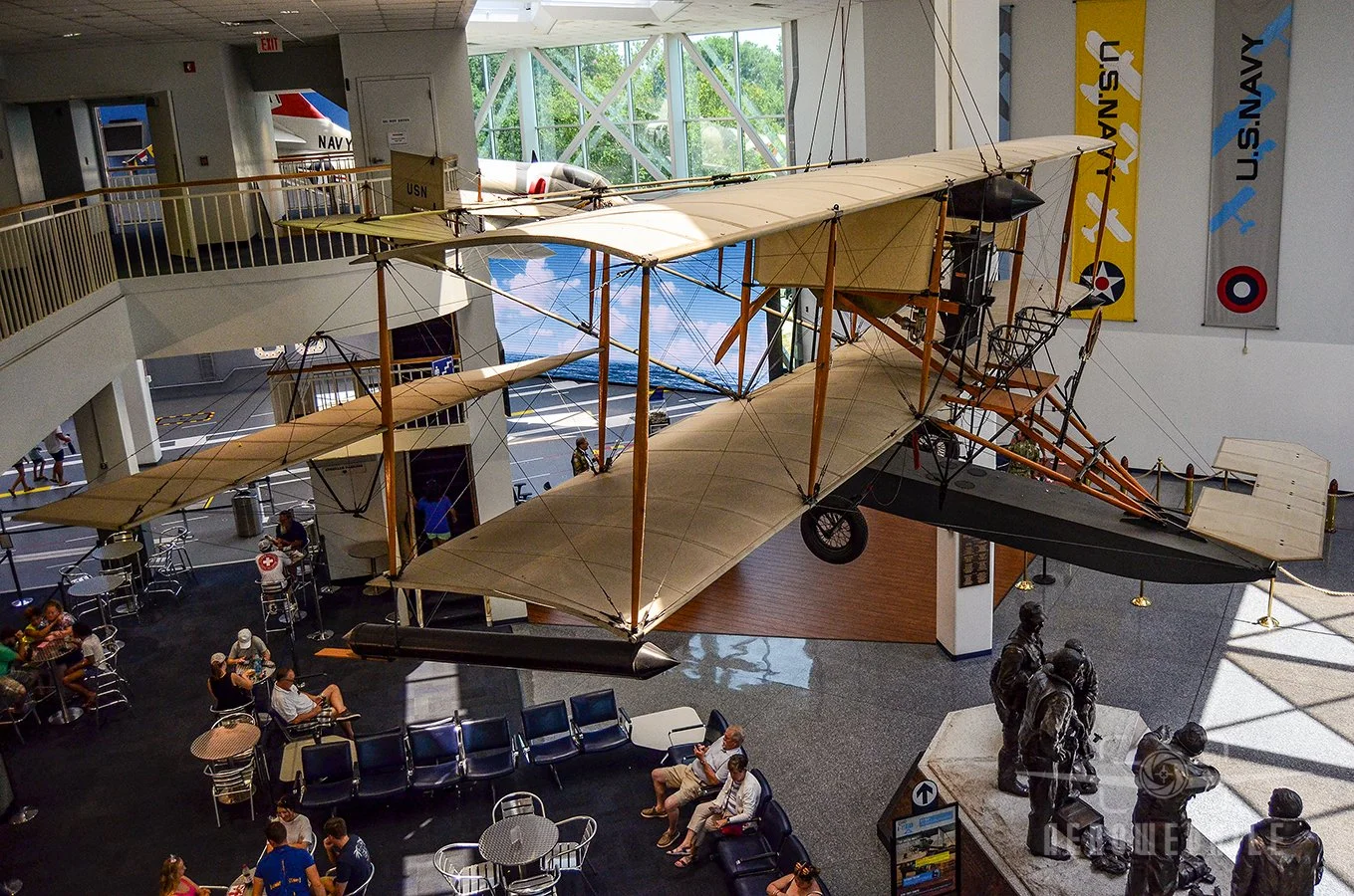 The Curtiss A-1 Triad, the Navy's first aircraft.