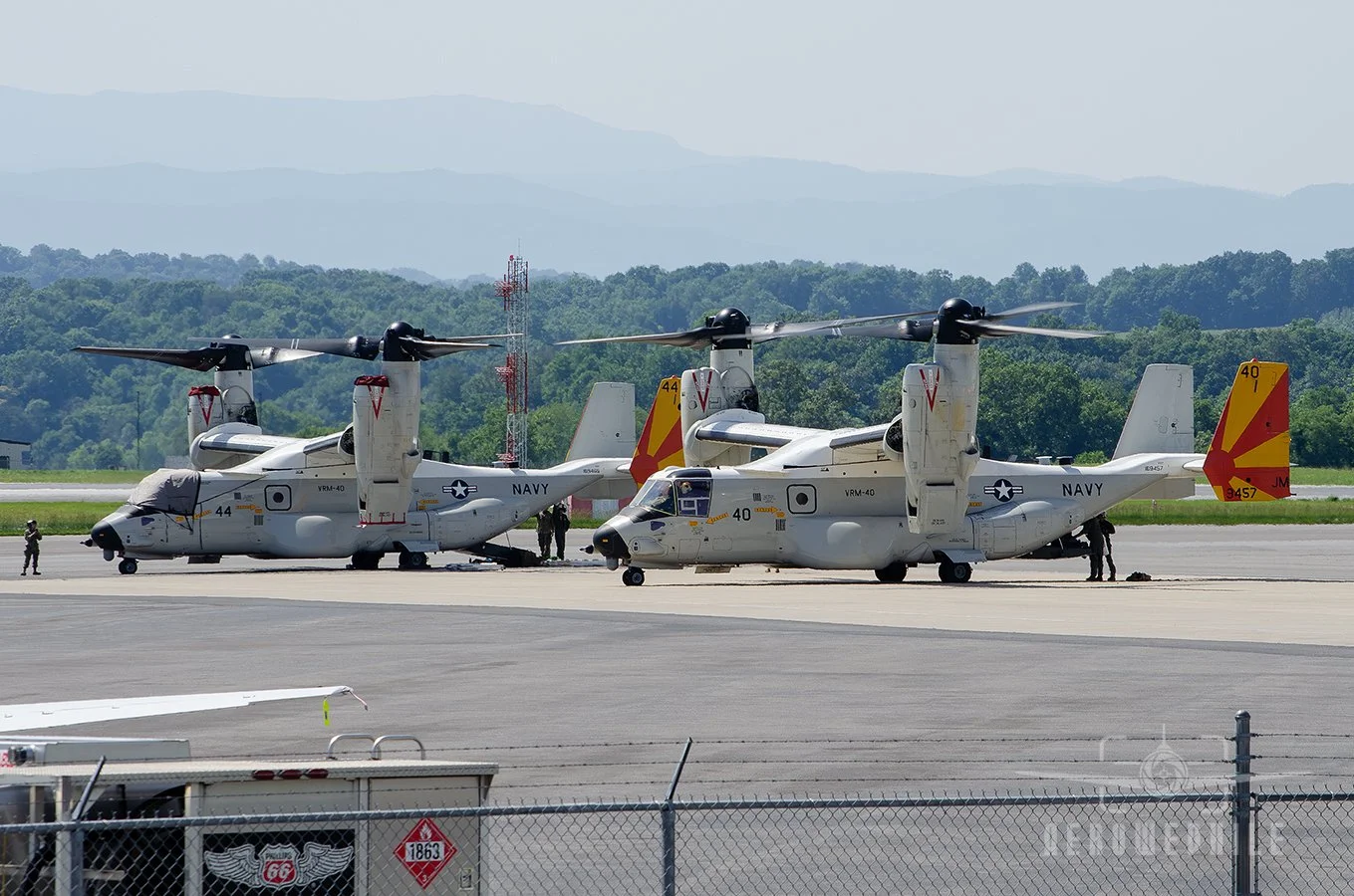 Day two's rescue CMV-22B Osprey arrives and it carries the same colorful tail as the wounded Osprey.
29May26