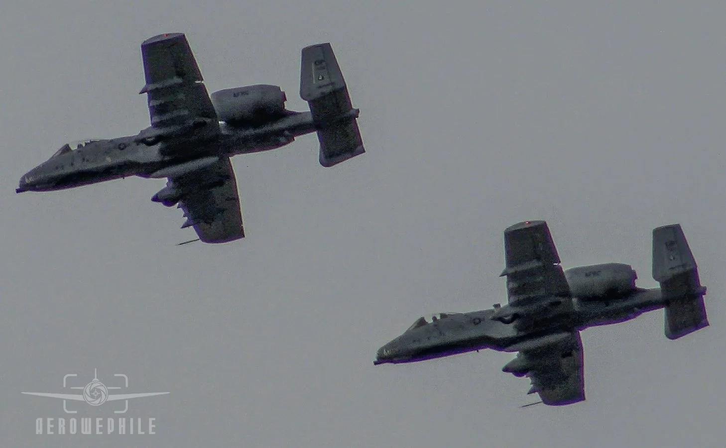 USAF Republic A-10 Thunderbolt II "Warthog" Two Ship Demo (924th Figher Group, Davis-Monthan AFB, AZ).