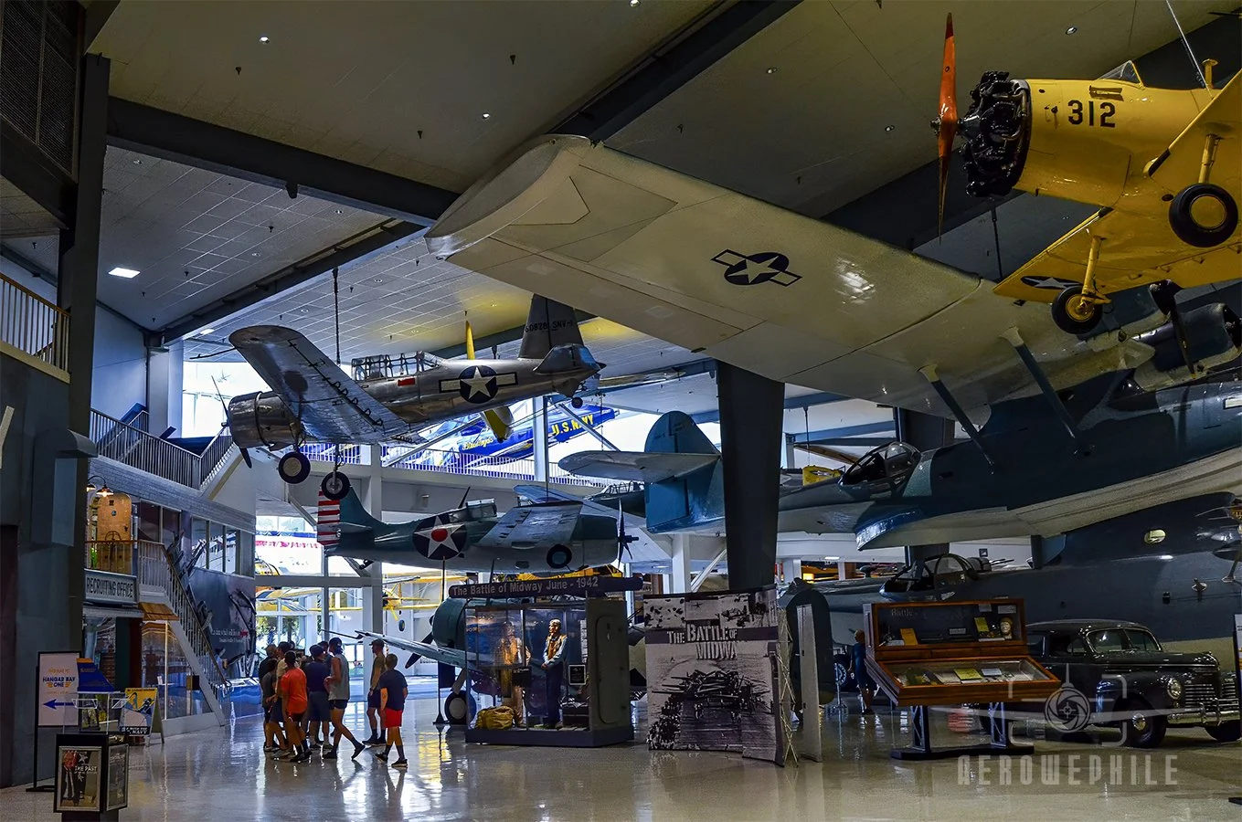 West Wing looking back at the Blue Angel Atrium.