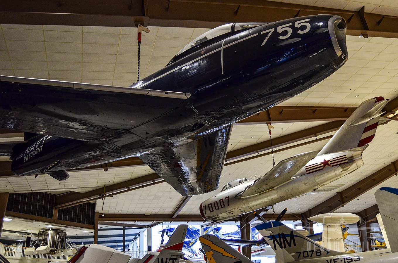 The FJ-2 was flown exclusively by Marine Corps squadrons while in front line service. Despite limits in carrier operations, however, the FJ-2 was among the aircraft used to evaluate the first steam catapult installed on a U.S. Navy carrier.