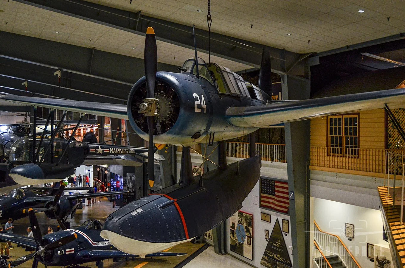 Flying from battleships, heavy cruisers and land bases during World War II, the Vought Sikorsky OS2U Kingfisher served throughout the Pacific in a variety of roles, from naval gunfire spotting, to observation, sub hunting and rescue.