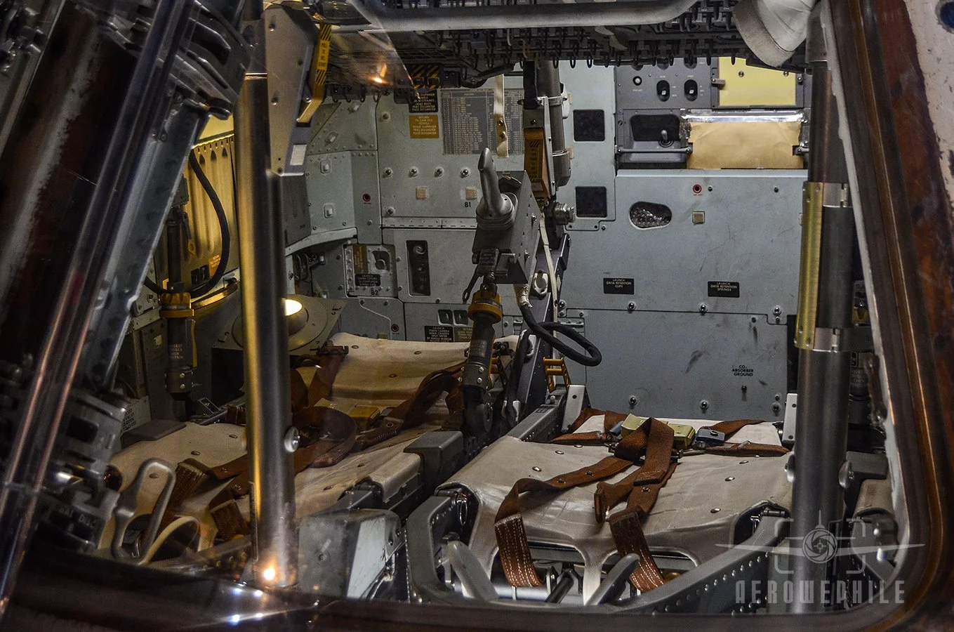 Skylab Command Module Interior - The all-Navy crew of Charles Conrad, Paul Weitz and Joseph Kerwin went on a 28-day mission to the orbiting Skylab space station in May-June 1973.