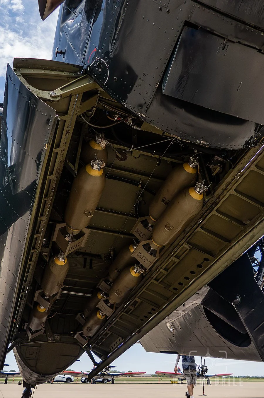 TBM Avenger bomb bay.