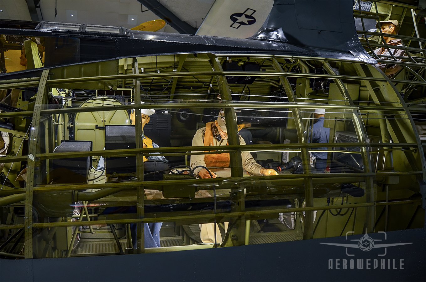 Consolidated PBY-5 Catalina, Number FP-216, interior cutaway.
