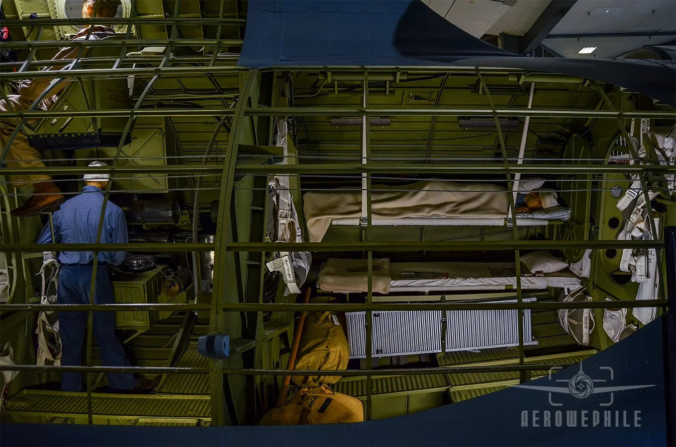 Consolidated PBY-5 Catalina, Number FP-216, interior cutaway.