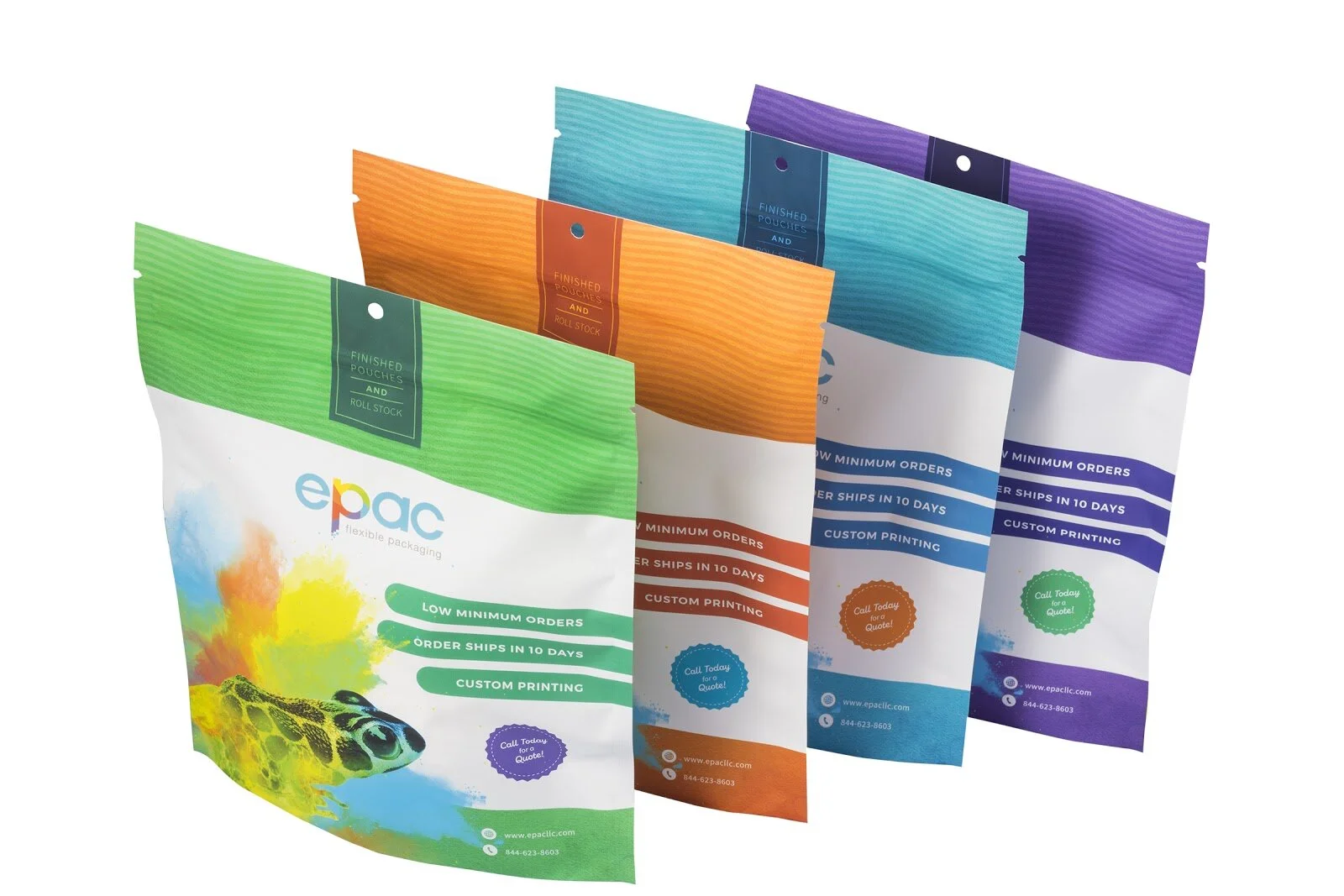 standing pouch printing