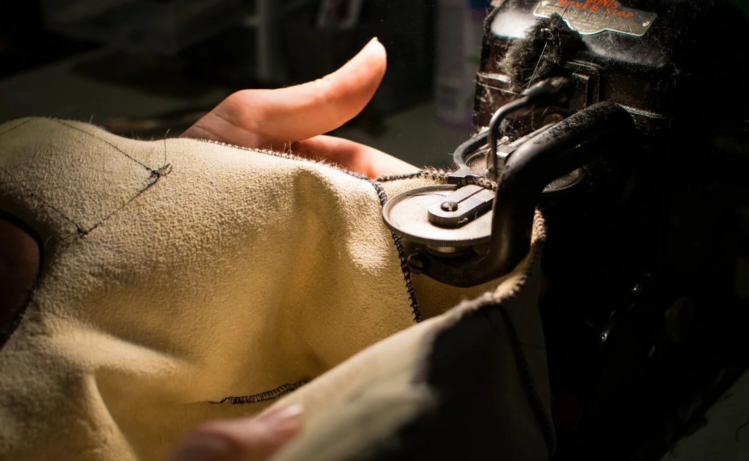 Behind the Scenes — Sea Fur Sewing