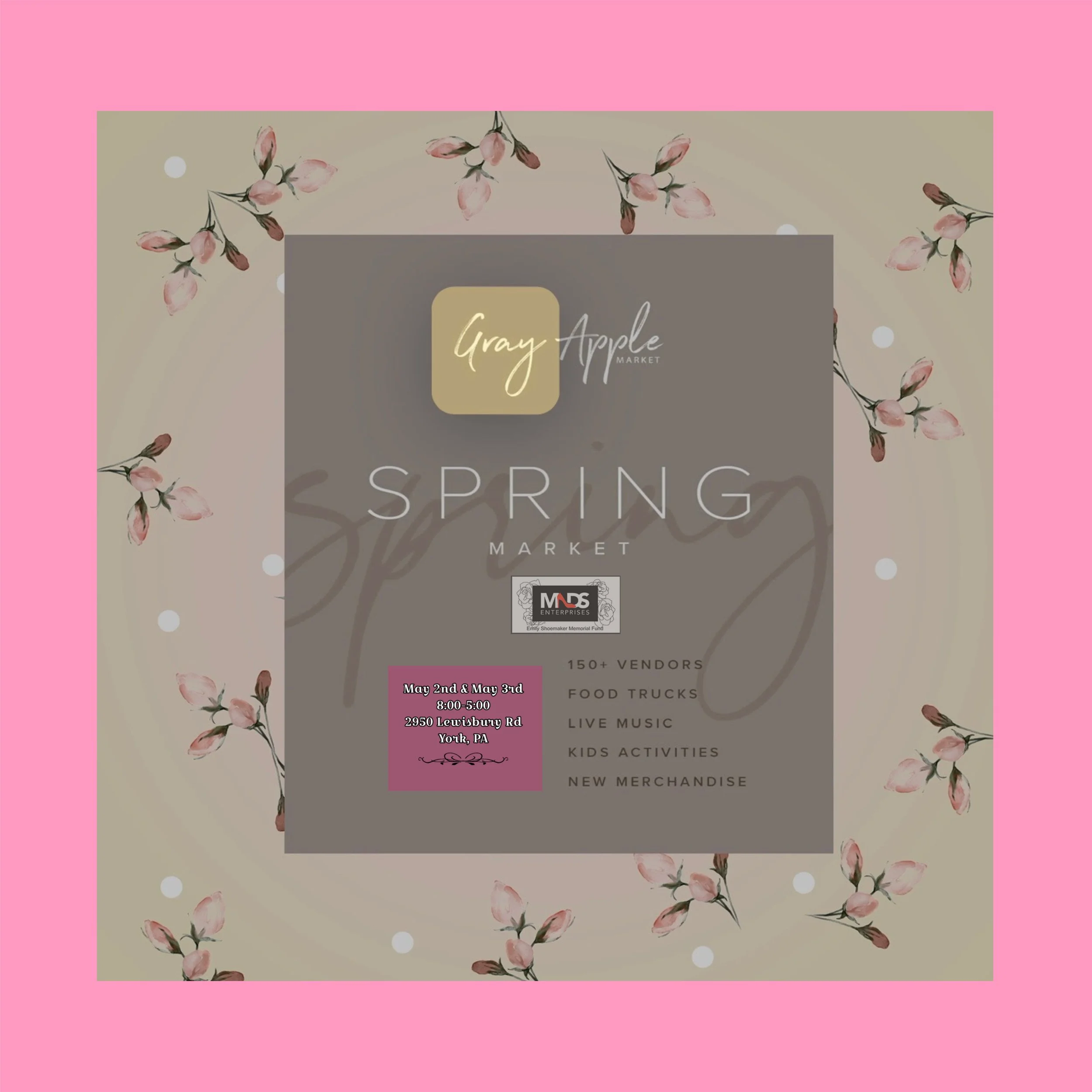 Gray Apple Spring Market