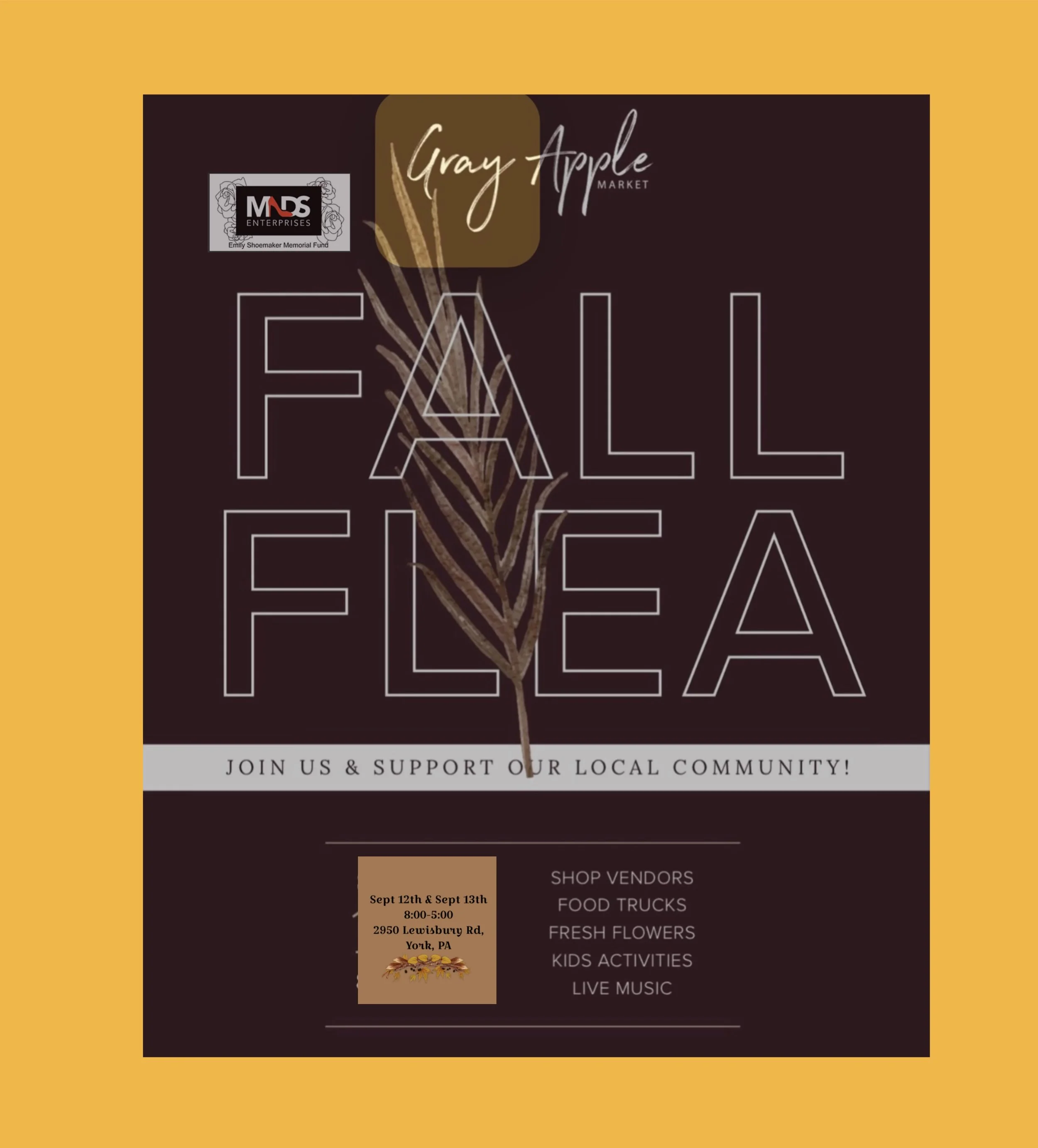 Gray Apple Fall Flea Event