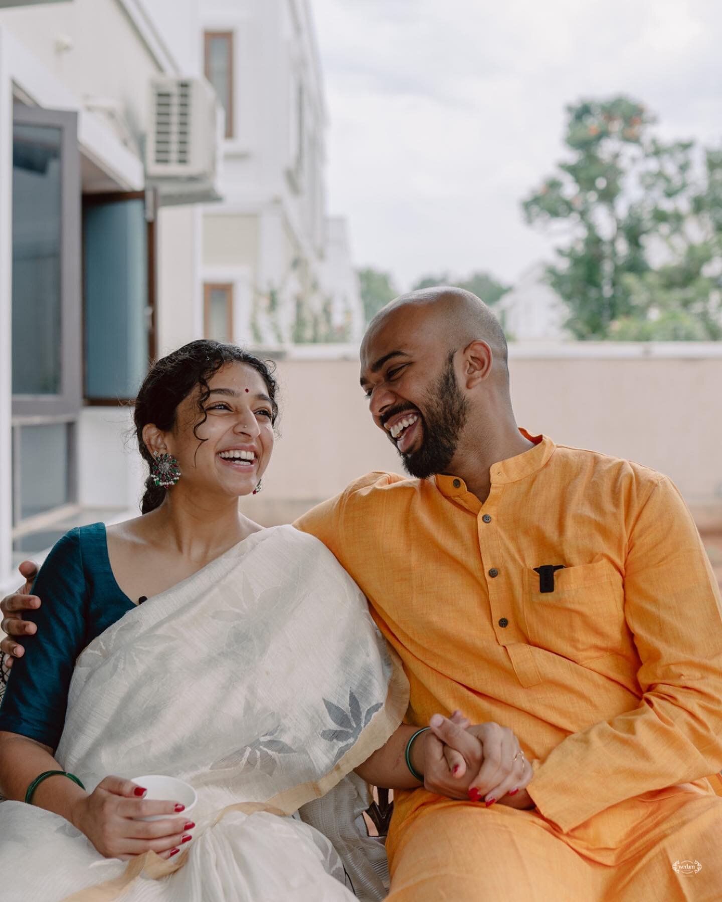 As vennela and Sampath began to brew their morning cup of coffee, we seized the opportunity to capture their playful banter and laughter.