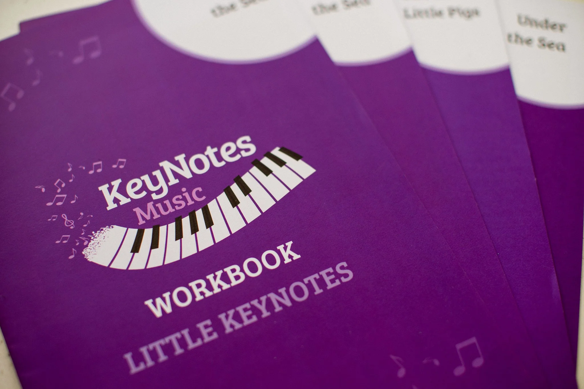 KeyNotes Music group piano curriculum book