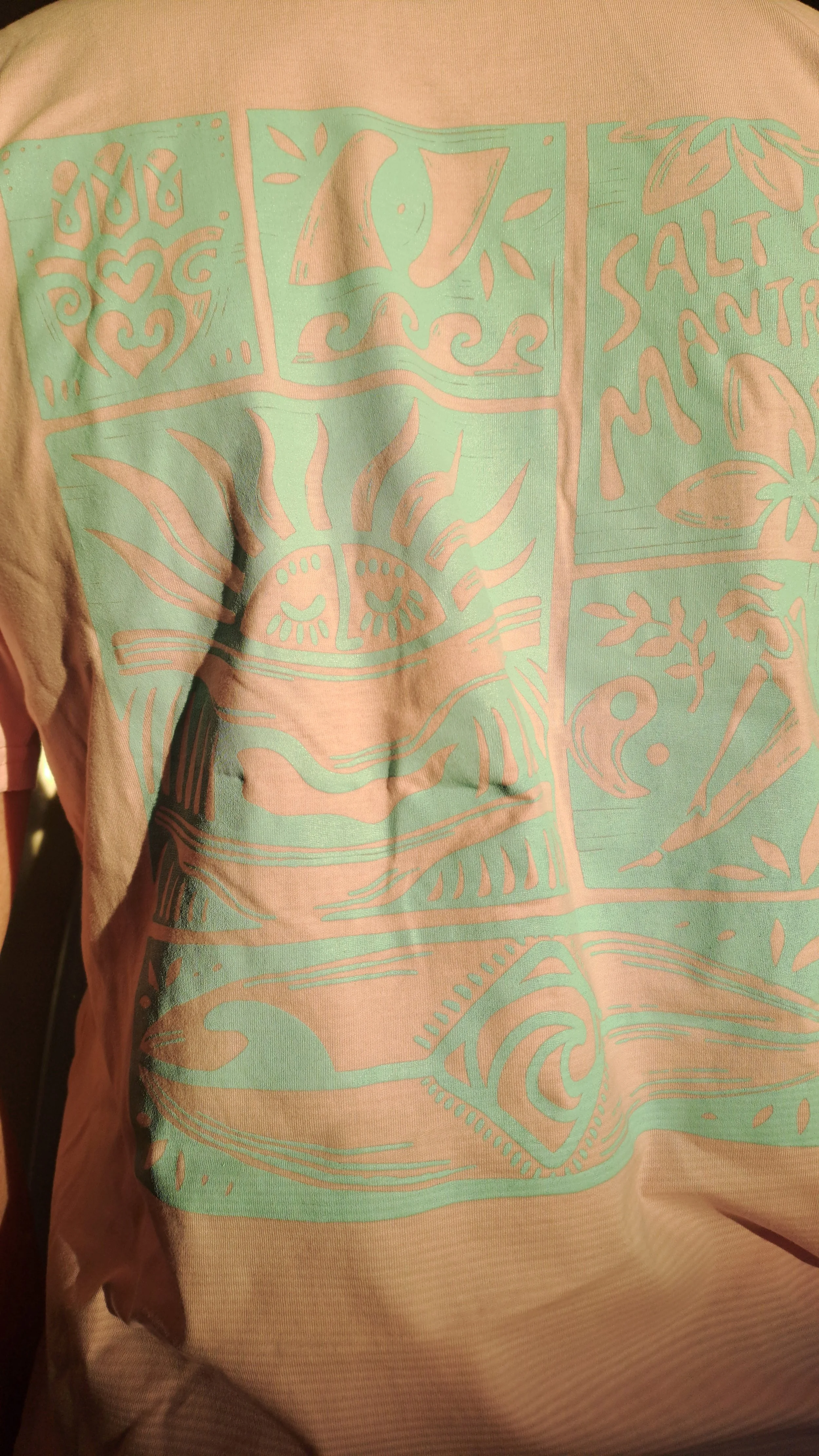 Pink T back with light teal print.jpg