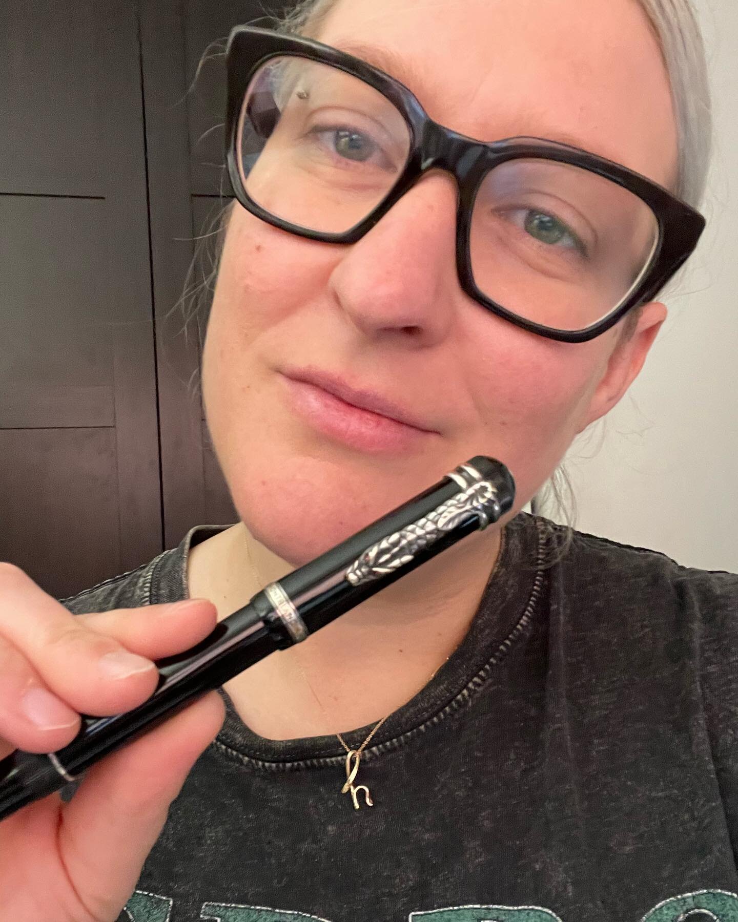 I got an agent! Over the weekend, I signed the contract with my literary agent with this very fancy pen. Then, I drank alcohol to celebrate. Next stop: revisions. Let&rsquo;s gooooo.