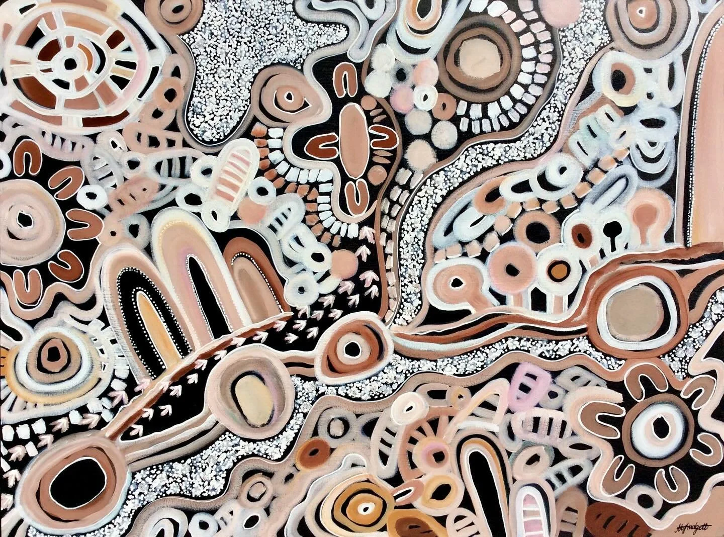 “Life on Country” 
#culture #aboriginalart #wallartdecor #artlife #artwork #interiors #artistsoninstagram #artist