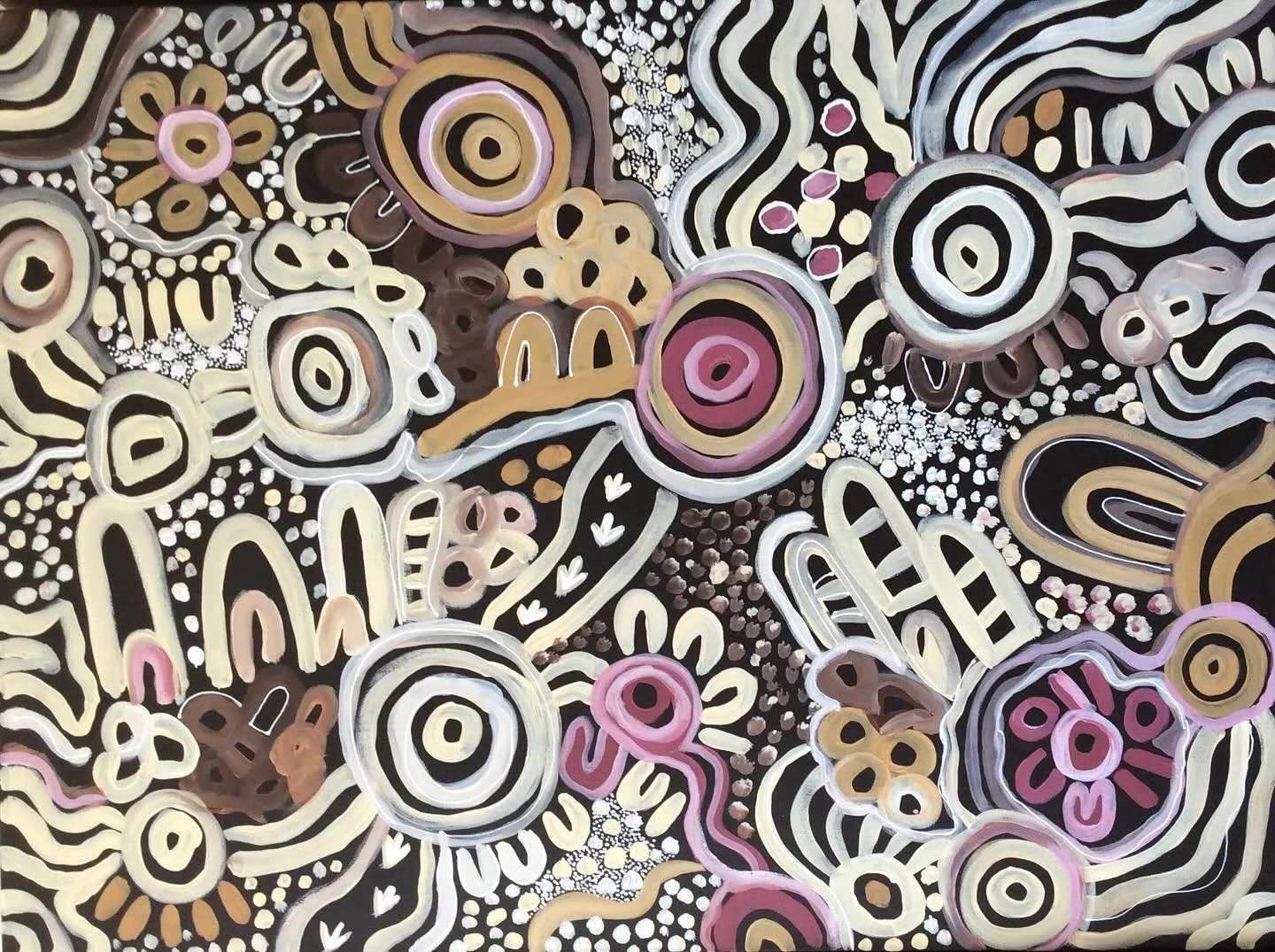 ‘My Country’. Painted for @urbanroad_au  #collaboration #myart #myartwork #artwork #aboriginalartists #interiorart #wallart #design #interiordesigninspiration