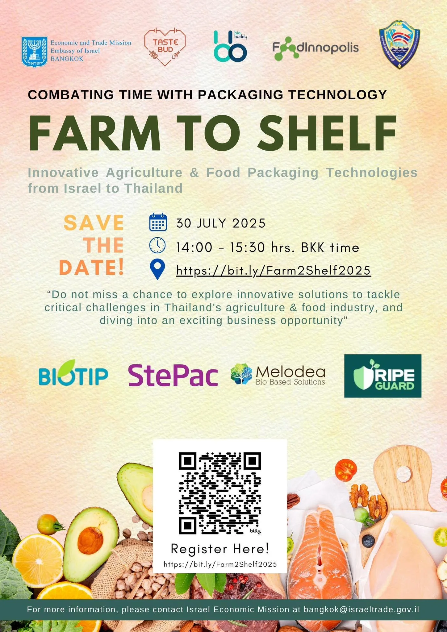 Farm, Factory to Shelf: Combating Time with Packaging Technologies